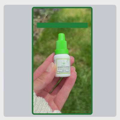 Schritt-für-Schritt-Video zur Anwendung der TraumaPet Augentropfen: Augen reinigen, vorsichtig eintropfen und überschüssige Flüssigkeit abwischen.